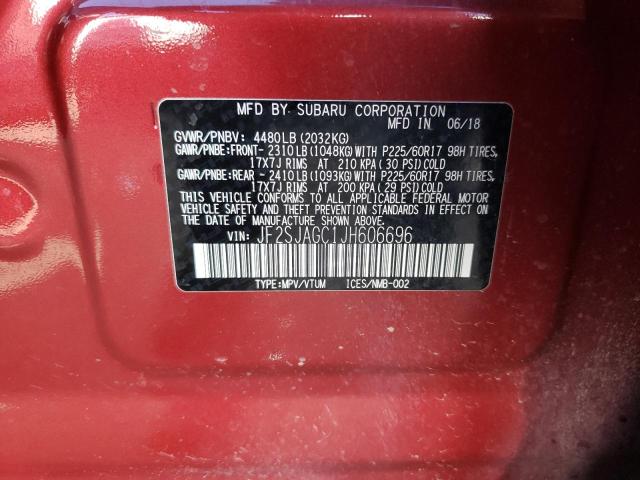 JF2SJAGC1JH606696 Subaru Forester 2.5i Premium