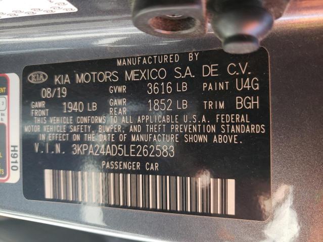 3KPA24AD5LE262583 KIA RIO LX