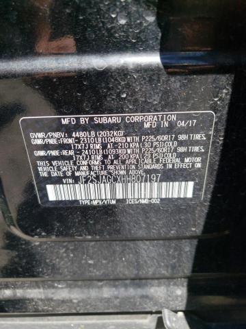 JF2SJAGCXHH807197 Subaru Forester 2.5i Premium