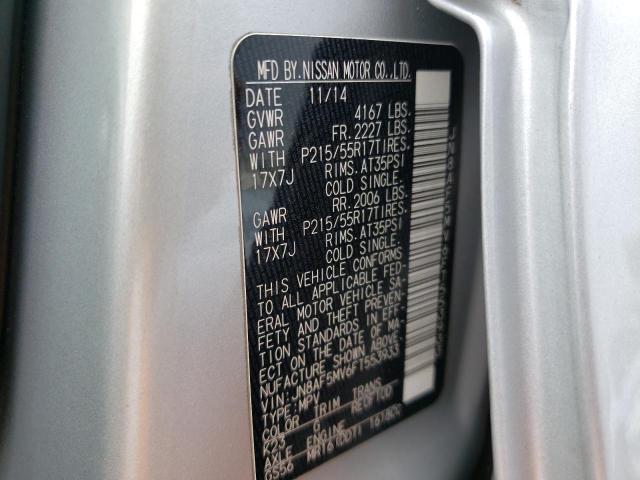 2015 NISSAN JUKE S - JN8AF5MV6FT553933