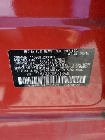 JF1VA2M69H9816540 Subaru Wrx Sti