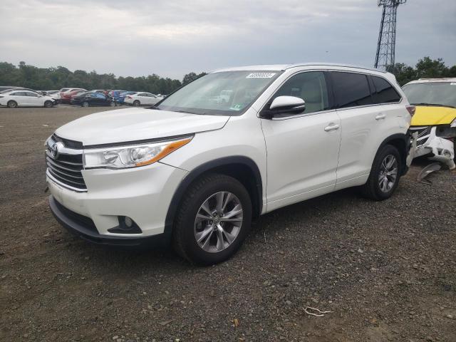 VIN 5TDJKRFH6ES044590 2014 Toyota Highlander, Xle no.1