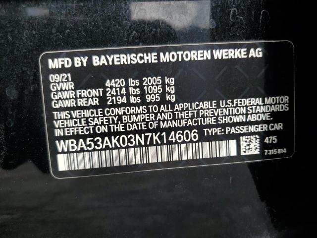 VIN WBA53AK03N7K14606 2022 BMW 2 Series, 228I no.12