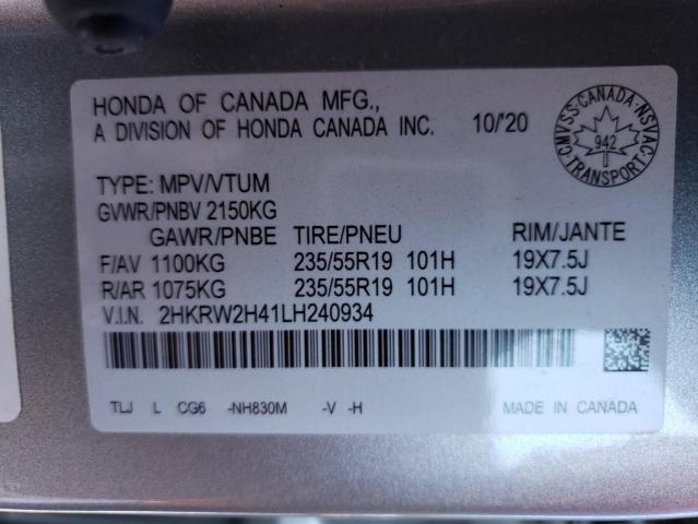 2020 HONDA CR-V SPORT - 2HKRW2H41LH240934