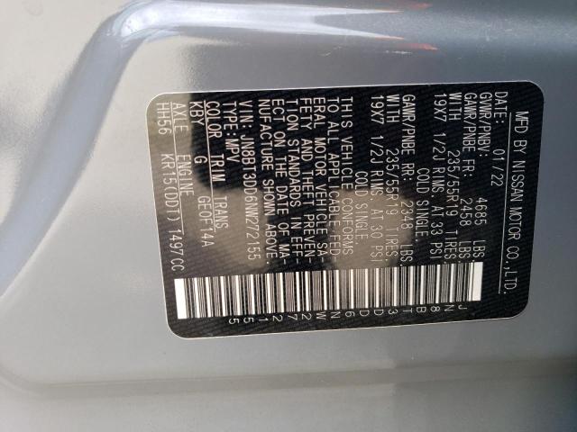 2022 NISSAN ROGUE PLAT - JN8BT3DD6NW272155