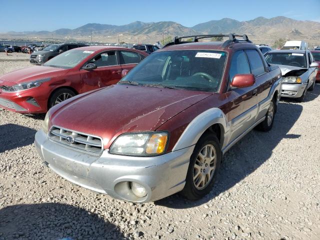 VIN: 4S4BT61C837107302 Auction: COPART Lot: 62043013 Location: UT - SALT LAKE CITY 4S4BT61C837107302 SUBARU BAJA 2003 MAROON Photo 1