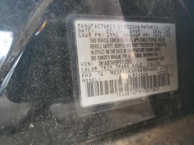 3N1AB7AP9FY317263 Nissan SENTRA S