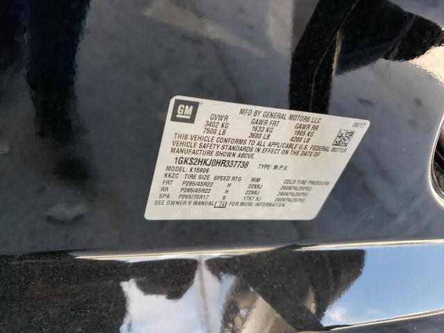 1GKS2HKJ0HR337738 GMC YUKON XL DENALI