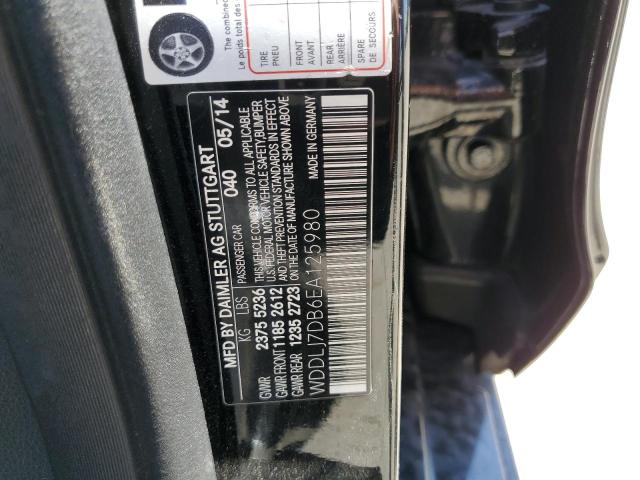 WDDLJ7DB6EA125980 Mercedes-Benz CLS 550