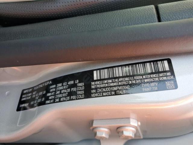 ZACNJDD10MPM93642 Jeep Renegade Limited