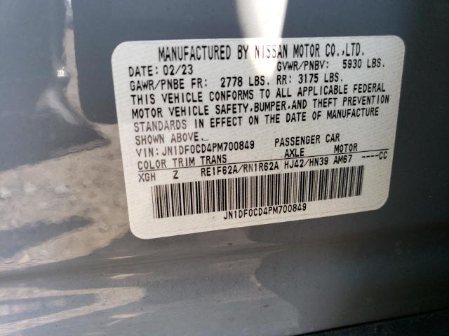 2023 NISSAN ARIYA PLAT - JN1DF0CD4PM700849