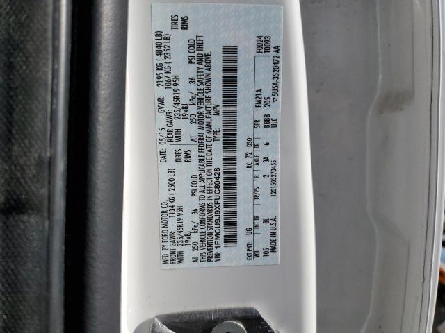 1FMCU9J9XFUC80428 Ford Escape Titanium