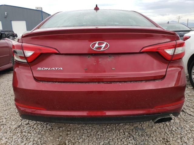 VIN: 5NPE24AF5GH281588 Auction: COPART Lot: 60530193 Location: UT - SALT LAKE CITY 5NPE24AF5GH281588 HYUNDAI SONATA 2016 BURGUNDY Photo 6