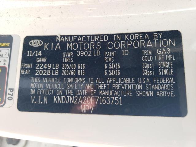 VIN KNDJN2A20F7163751 2015 KIA Soul no.13