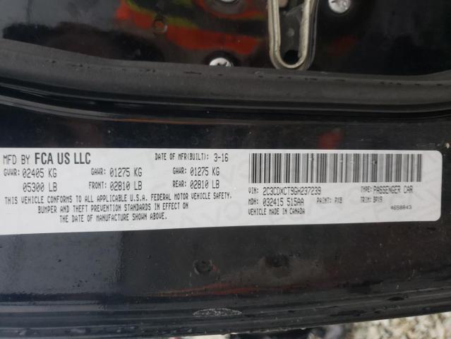 2C3CDXCT9GH237239 Dodge CHARGER R/T
