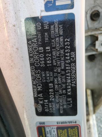 KNADM4A38F6443232 KIA RIO LX