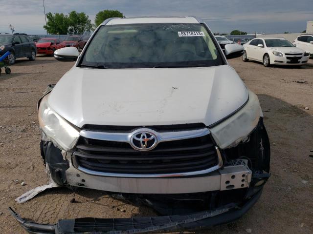 VIN 5TDJKRFH6ES054309 2014 Toyota Highlander, Xle no.5