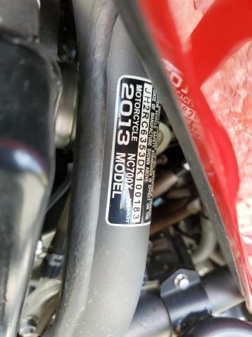2013 HONDA NC700X JH2RC6353DK100183