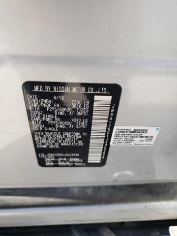 JN8AY2NDXJX002646 Nissan ARMADA SV