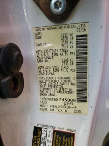 1N6BD0CT8GN745009 Nissan FRONTIER S