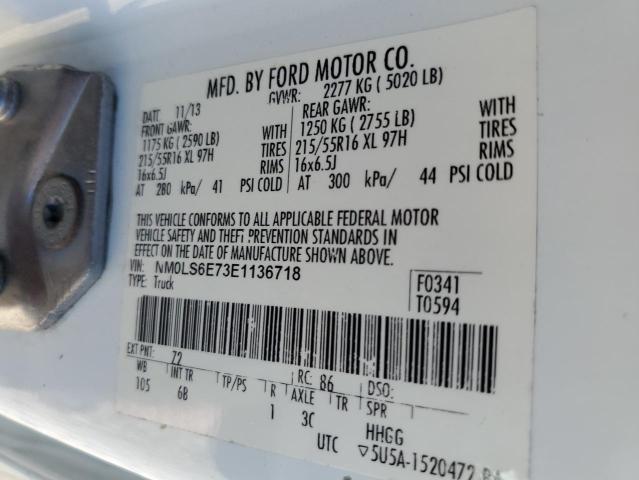 NM0LS6E73E1136718 Ford Transit Connect Xl