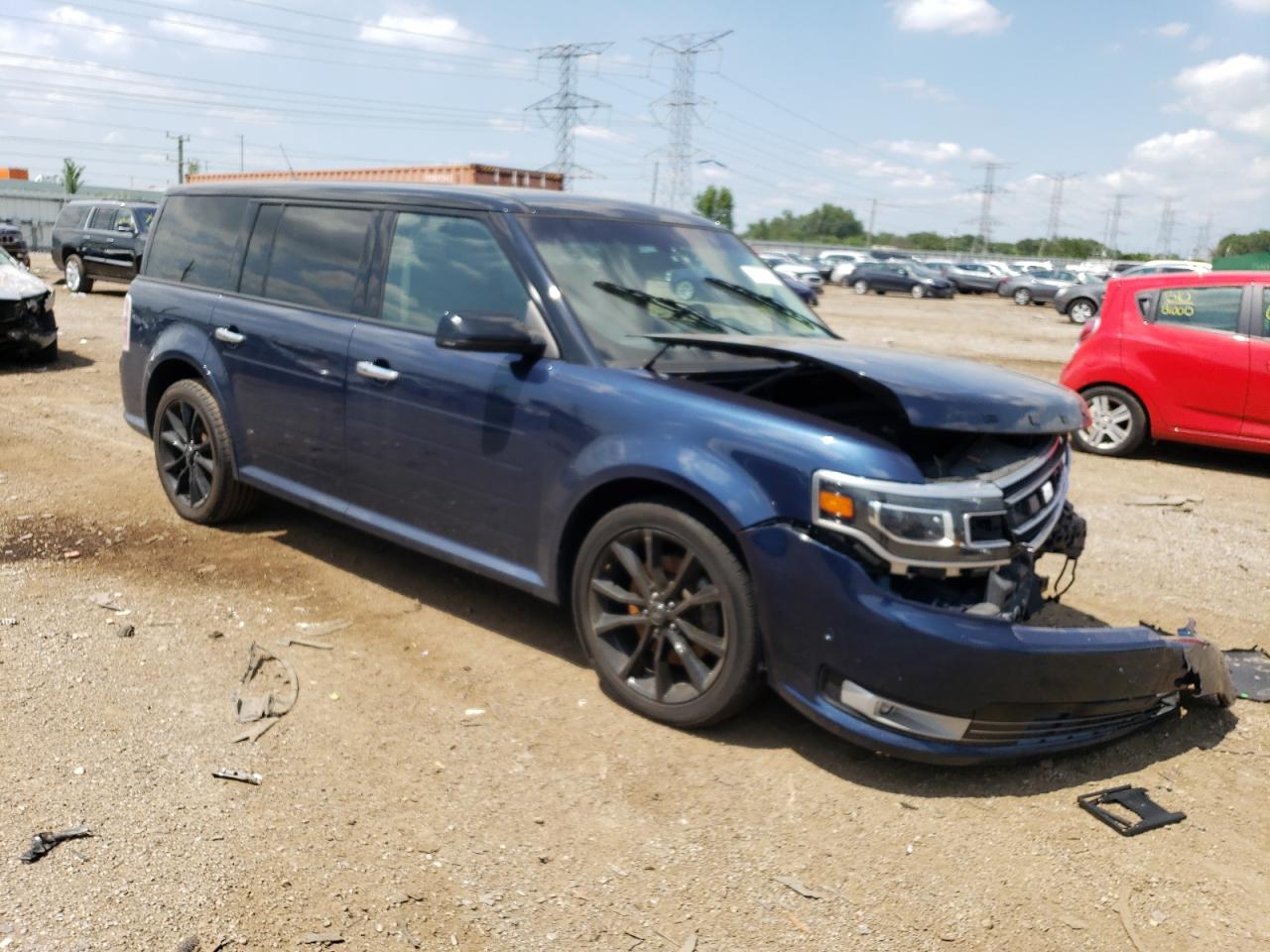 Lot #2378607010 2017 FORD FLEX LIMIT