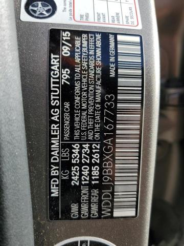 WDDLJ9BBXGA167733 Mercedes-Benz Cls 550 4matic