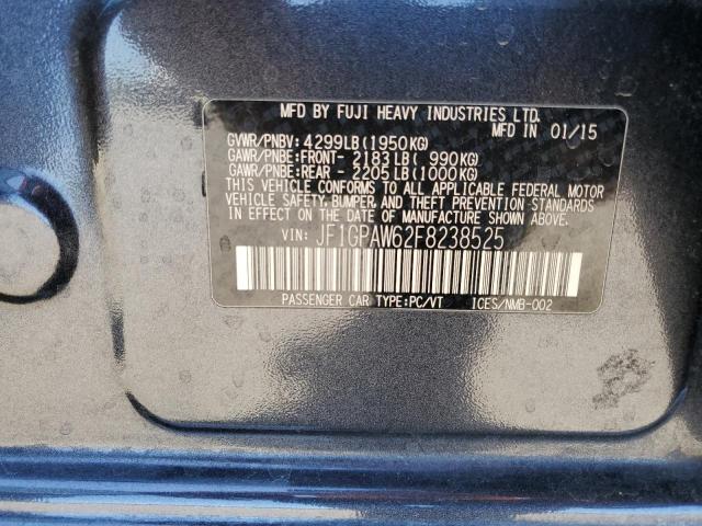 JF1GPAW62F8238525 Subaru Impreza Sport Limited