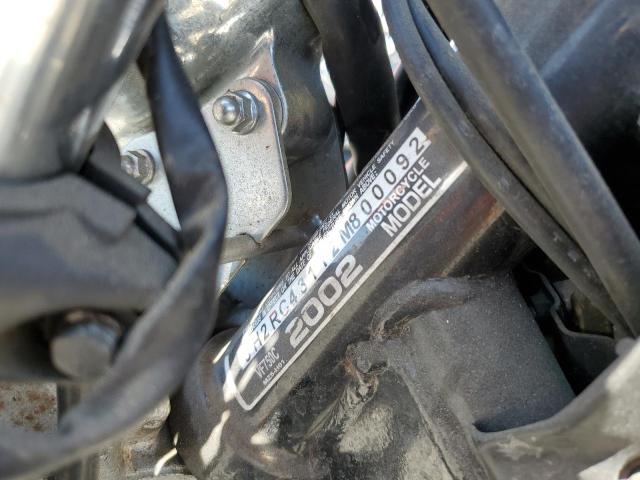 2002 HONDA VF750 C JH2RC43112M800092