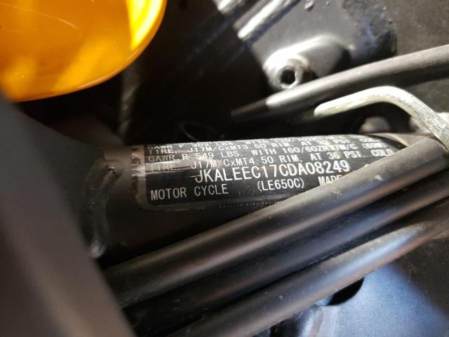 2012 KAWASAKI LE650 C - JKALEEC17CDA08249