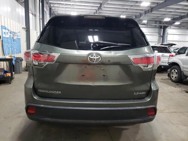 VIN 5TDBKRFH6ES017961 2014 Toyota Highlander, LE no.6