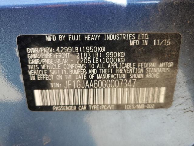 JF1GJAA60GG007347 Subaru Impreza