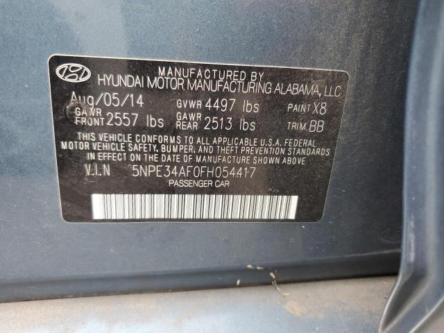 5NPE34AF0FH054417 Hyundai Sonata Sport