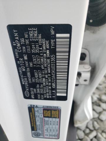 KM8J23A45KU031365 Hyundai TUCSON SE