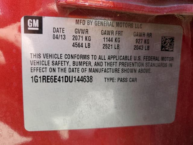 VIN 1G1RE6E41DU144638 2013 Chevrolet Volt no.12