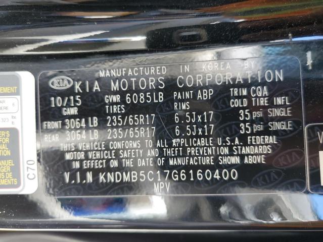 KNDMB5C17G6160400 KIA SEDONA LX