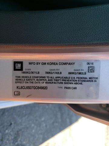 2016 CHEVROLET SPARK EV 2 - KL8CL6S07GC649820