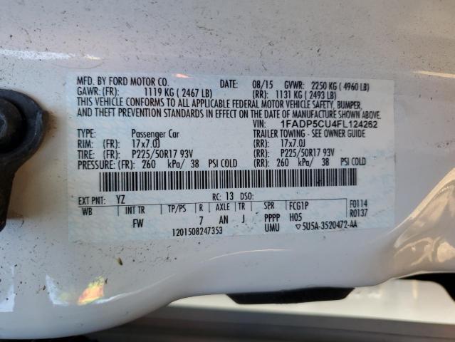 1FADP5CU4FL124262 Ford C-max Premium Sel