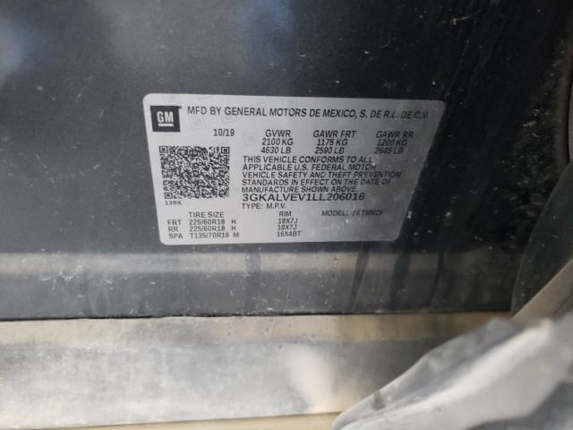3GKALVEV1LL206016 GMC Terrain Slt