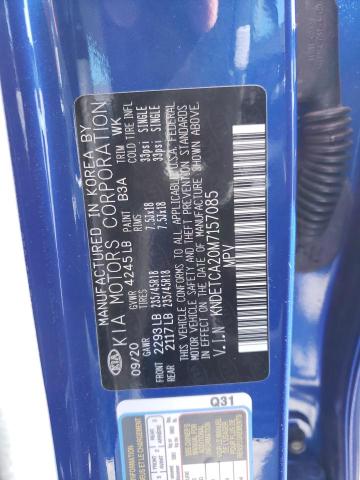 KNDETCA20M7157085 KIA Seltos Sx