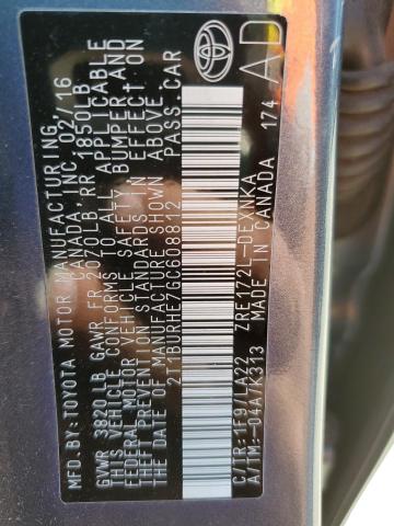2T1BURHE7GC608812 Toyota COROLLA L