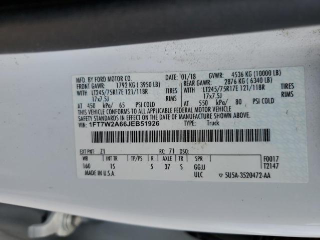 1FT7W2A66JEB51926 Ford F250 Super Duty