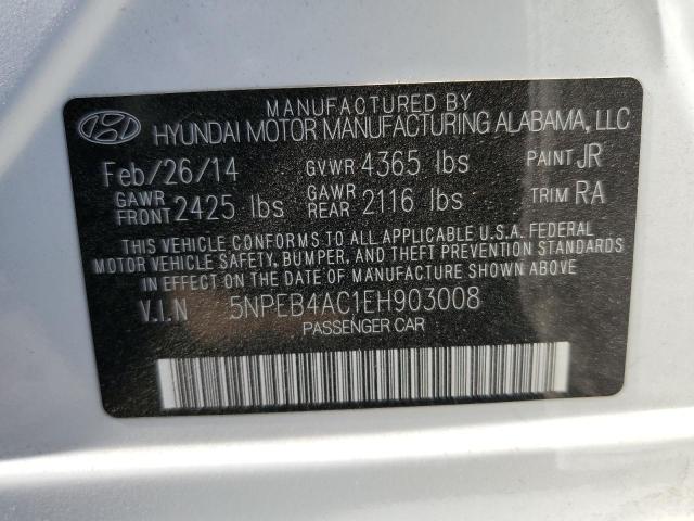 5NPEB4AC1EH903008 Hyundai SONATA GLS