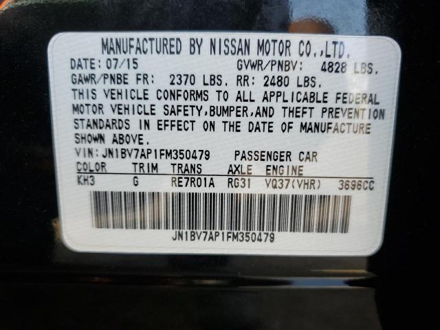 JN1BV7AP1FM350479 Infiniti Q50 BASE