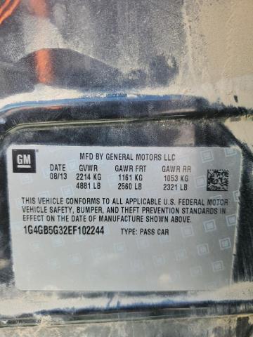 1G4GB5G32EF102244 Buick Lacrosse