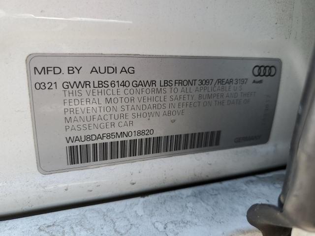 2021 AUDI A8 L WAU8DAF85MN018820