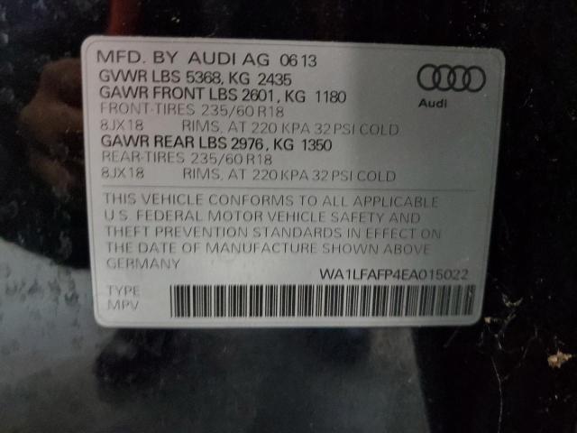 VIN WA1LFAFP4EA015022 2014 Audi Q5, Premium Plus no.12