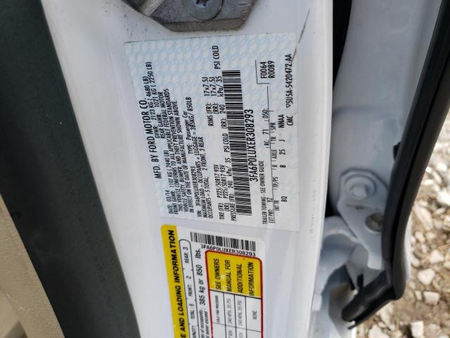 3FA6P0LUXER308293 Ford Fusion Se Hybrid