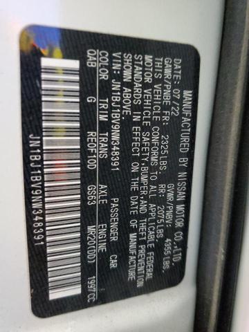 JN1BJ1BV9NW348391 Nissan Rogue Sport Sv