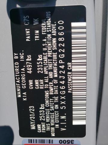 5XXG64J24PG228600 KIA K5 GT LINE
